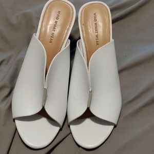 open toed mules